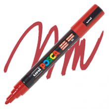 Markeris POSCA PC-5M rubino raudona Nr.56