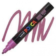 Markeris POSCA PC-5M metalinė rožinė Nr.M13