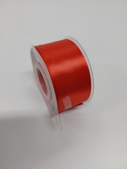 Atlasinė juostelė 38mm x 22,5m raudonos sp.