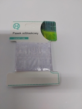 Blizganti juostelė 2.5cm pločio 1.5m ilgio baltos spalvos
