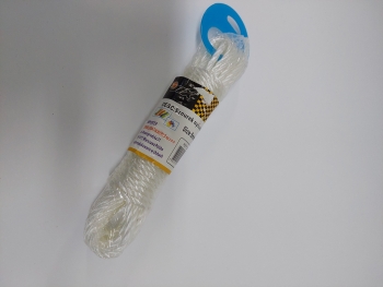 Virvelė nailono 5mm.x10m. balta