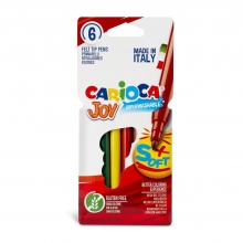 Flomasteriai Carioca Joy 6 spalvų kartoninyje dėžutėje