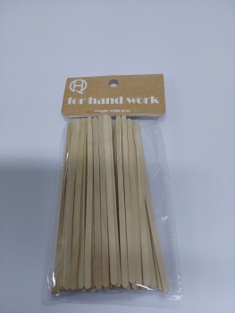 Dekoracija mediniai pagaliukai 140x6x1.3mm. 100vnt.