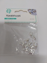 Užsegimai rankdarbiams,sidabro spalvos,16mm,10vnt