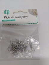 Kabliukas auskarams,sidabro spalvos 20vnt