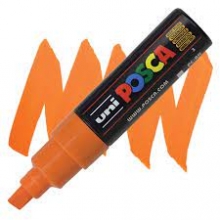 Markeris- dažų žymeklis POSCA PC-8K ryški geltona, kirstas Nr.3