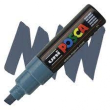 Markeris- dažų žymeklis POSCA PC-8K šiferio pilka, kirstas Nr.61