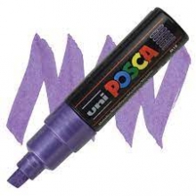Markeris- dažų žymeklis POSCA PC-8K metalinė violetinė, kirstas Nr.M12