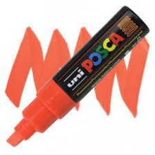 Markeris- dažų žymeklis POSCA PC-8K fluo oranžinė Nr.F4