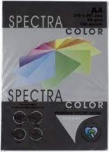 Spalvotas popierius SPECTRA COLOR, A4, 80gsm, 500 lapų, IT401 BLACK (juodos sp.)