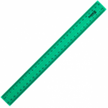 Plastikinė liniuotė AXENT Delta, 30cm ilgio, žalios sp., blisteryje