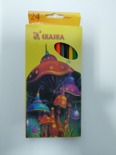 Spalvoti pieštukai 24sp.
