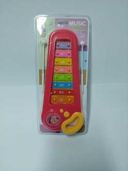 Muzikinis instrumentas su garsais