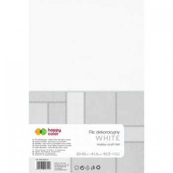 Filcas A4 10vnt., 1.5mm baltas