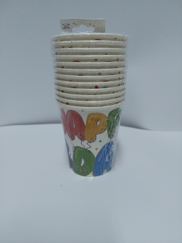 Vienkartiniai puodeliai 12vnt.250ml.