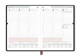 Darbo kalendorius 2025 A4 STANDARD tamsiai mėlyna