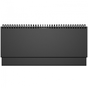 Darbo knyga 2025 m.MEMO PVC pailga , 295x135mm., juoda su spirale