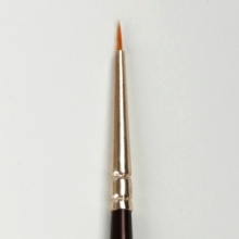 Teptukas sintetika apvalus Decola trumpas kotas Nr.000 (1 mm)