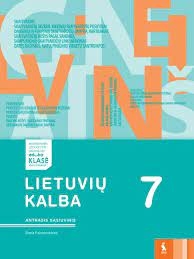 Pratybų sąsiuvinis LIETUVIŲ KALBA 7 klasei 2 dalis
