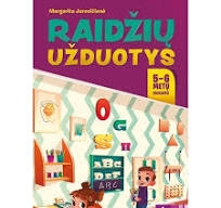 Raidžių užduotys 5-6 metų vaikams