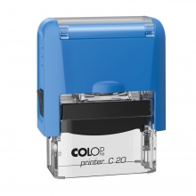 Antspaudo korpusas COLOP Printer C20, mėlynos sp., mėlyna pagalvėlė