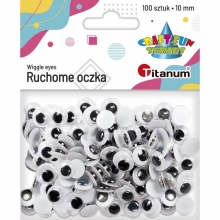 Akytės judančios 10mm, 100vnt