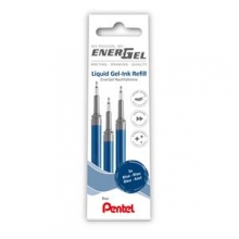 Gelinės šerdelės PENTEL Energel F, 3 vnt, mėlynos spalvos