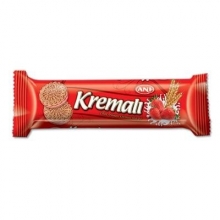Sausainiai Kremali su braškių skonio kremu