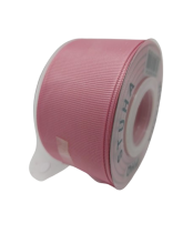 Ripsinė juostelė 3.8cm. -13,5m. pelenų rožės spl.