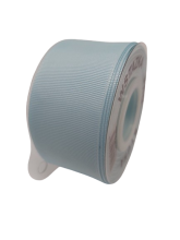 Ripsinė juostelė 3.8cm. -13,5m. žydros spl.