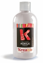 Akriliniai dažai Toy Color 100 ml baltos spalvos