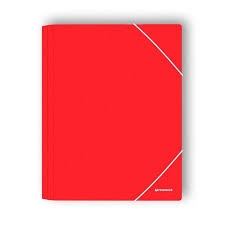 Aplankas su gumele, raudonos sp., A4, Panmate