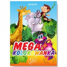 Spalvinimo knygelė A4 60psl Gyvūnai