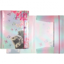 Aplankas su guma deVENTE, Dream Kitten A4, plastikinis