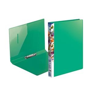 Žiedinis segtuvas žalios spalvos A4,nugarėlė 20 mm, 2 žiedai 16 mm, FOROFIS