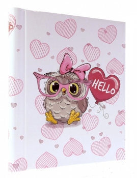 Foto albumas GED HELLO OWL PINK 22,5x28cm.