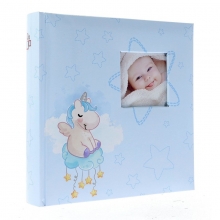 Albumas GED UNICORN BLUE 10x15 200 kišeninis, knyginio rišimo