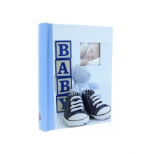 Albumas kūdikiui GED GLOWBLUE 10x15 cm., 200 nuotraukų, kišeninis, knyginio rišimo