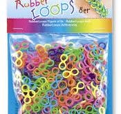 Rubber loops gumytės pynimui 500vnt. + 25 užsegimai ir nėrimo kabliukas