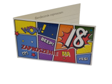 Pakvietimas 18 gimtadieniui su voku