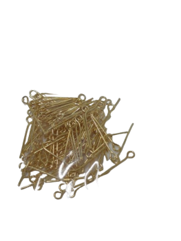 Adatėlės dekoracijoms aukso sp.0,7x20mm,120vnt.