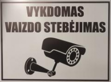 Lentelė stebima vaizdo kameromis 100x100, plastikinis