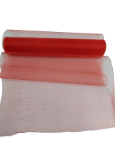 Organza blizgi raudonos sp.28x457cm
