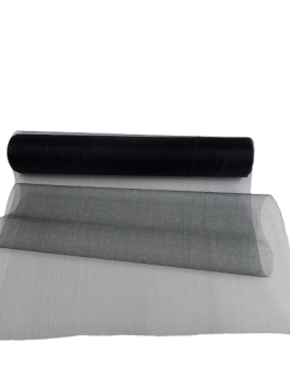 Organza blizgi juodos sp.28x457cm