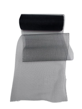 Organza blizgi juodos sp.14x457cm