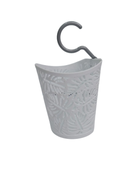 Krepšelis pakabinamas plastikinis baltos sp.