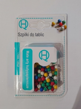 Adatėlės-smeigtukai su sp. galvute 120vnt. 17mm.