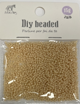 Dekoracija karoliukai vėrimui 2mm.,15g. kūno sp.