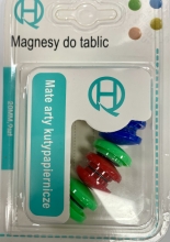 Magnetai apvalūs 20mm.,9vnt. spalvoti