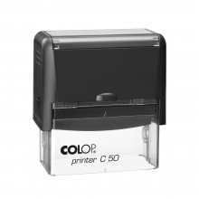 Antspaudo korpusas COLOP Printer C50, juodos sp.,bespalve pagalvėle